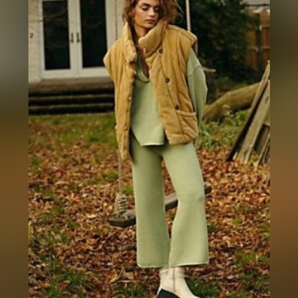 FP Beach SET Hailee Knit Pants & Top Large - Picture 2 of 13